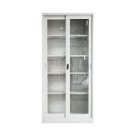 Sliding Glass Two-door Steel Cabinet