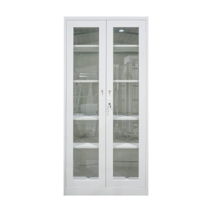 Swing Glass Two-door Steel Cabinet