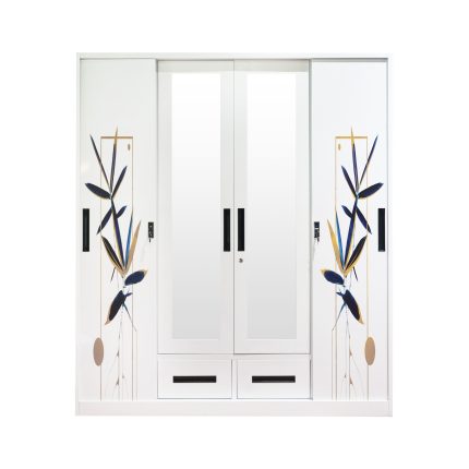 Four-door split opposite-opening printed cabinet