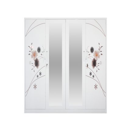 Four-door split opposite-opening printed cabinet